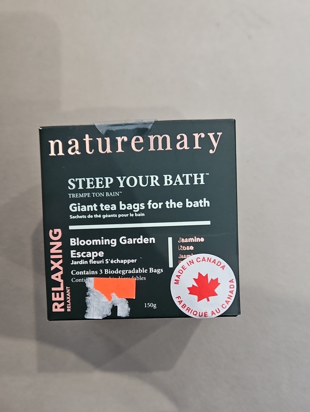 Naturemary Blooming Garden Escape Relaxing Bath Tea Bags - Green